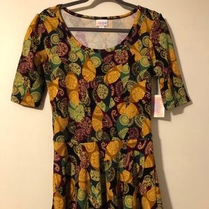 nwt lularoe med nicole dress